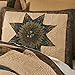 Donna Sharp Pillow Sham - Forest Star Lodge Decorative Pillow Cover with Star Shape Patchwork - Standard