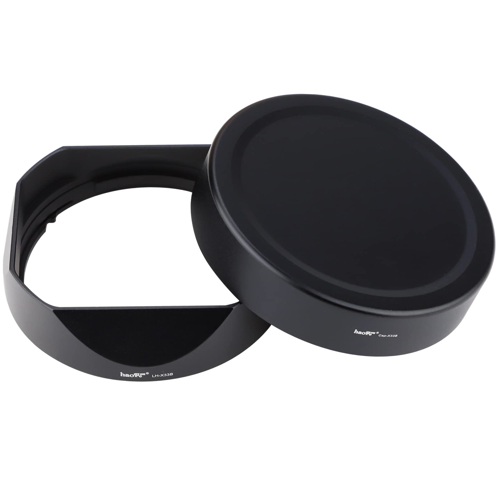 Haoge LH-X33B - Paraluce a baionetta in metallo per Fujifilm XF 16-50mm F2.8-4.8 R LM WR Fuji XF 33mm F1.4 R LM WR, XF23mm F1.4 R LM WR, Fujinon XF33mm/F1.4