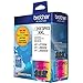 Brother Genuine High Yield Color Ink Cartridge, 3 Pack of LC20E, Replacement Color Ink Three Pack, Includes 1 Cartridge Each of Cyan, Magenta & Yellow, Page Yield Up to 1200 Pages/Cartridge, LC20E