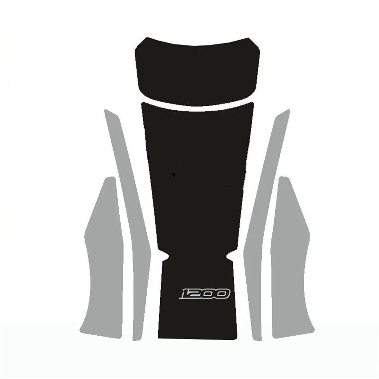 Autocollant 3D réservoir de moto R1200RS pad protecteur carburant