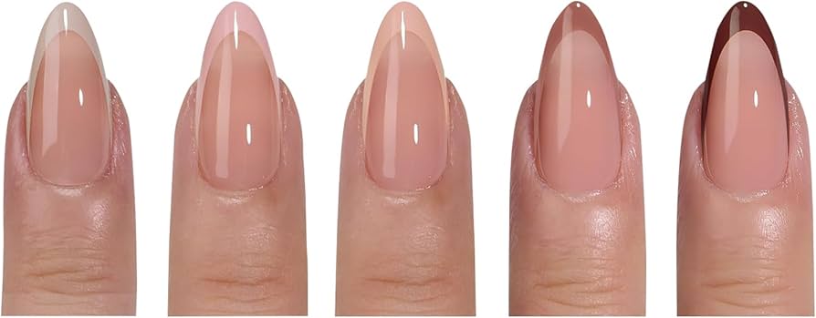 Amazon | 150 個プレスオンジェル付け爪のヒント 3 で 1 プレカラー