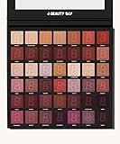 BEAUTY BAY Rich 42 Eye shadow palette - Warm Browns, Deep Plums & Golden Shimmers in Matte & Shimmer Finishes - High Pigment, Blendable, Long-Wearing - Vegan & Cruelty-Free