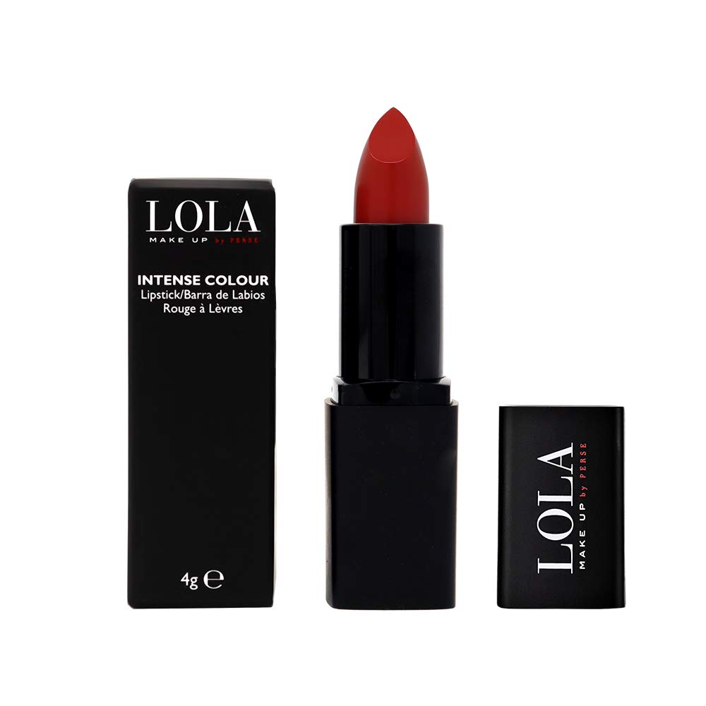 Lola Make-Up Intense Colour Lipstick,Rich Pigmentation, Long Lasting, Enriched With Hyaluronic Acid, Vitamins And Mango Butter, Vegan No. 009 Silky Red