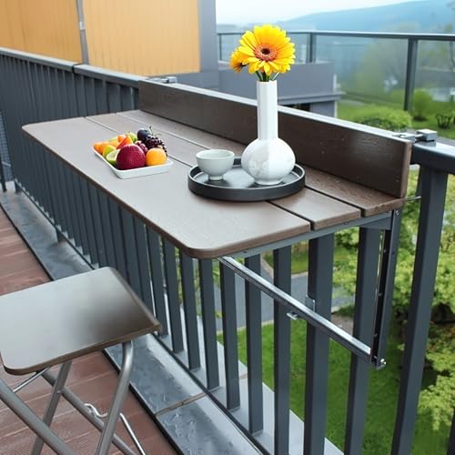 Table pliante murale petit espace format 60 x 37 cm - 4