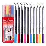 Faber Castell Color Marker Grip-Zone Fine Pen 0.4 mm (Pack of 10)