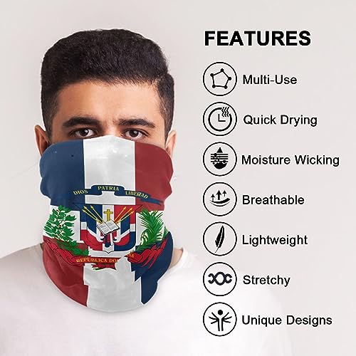 Image of Men Women Bandanas Neck Gaiter Headwrap Balaclava | Seamless Face Cover Scarf Neck Warmer Breathable Headwear for Hiking Cycling