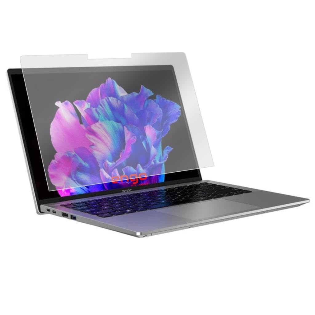 Engo Acer Swift Go 14 İnç İle Uyumlu Mat Ekran Koruyucu Notebook, Yansıma Ve Parlama Önleyici Parmak İzi Bırakmayan Laptop Koruma, 9h Temperli Kırılmaz Esnek Nano Cam