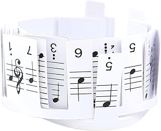 Milisten 1 Set Piano Keyboard Stickers Sticker Labels Beginners Piano Stickers Piano Key Stickers Piano Keyboard Note Guide Keyboard Label Piano Parts Piano Keyboard Note Labels Pvc Major