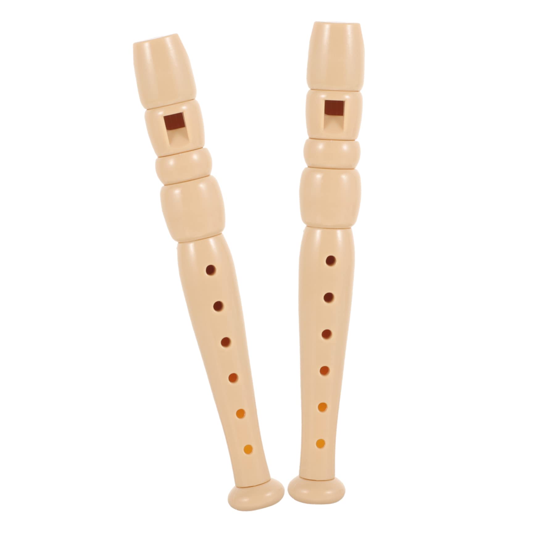 SUPVOX 2sets Beginner Clarinet Wind Instrument 6-hole Boys and Girls Clarinet Plastic Student Flute Fun Music Present 2pcs*2