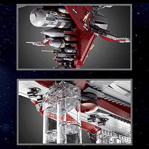YLPCK Technologie Baustein Sternzerstörer Kit, Star Plan Baustein Republik Cruiser Star Destroyer, 8338 Klemmblöcke… – Bild 7