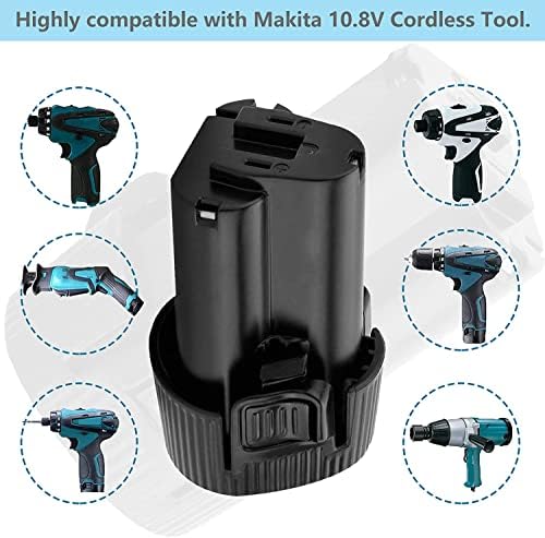SHGEEN 3.0Ah 10.8V Li-ion Battery for Makita 10.8V battery BL1013 BL1014 194550-6 194551-4 DF030D DF330D 195332-9 Suitable for Makita 10.8V Tools