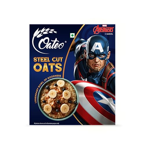 Oateo Steel Cut Oats 500gm | 100% Whole Grain | High in Fiber and protein | Healthy Breakfast Cereal | Gluten Free (B0CCY1Q2J1) Amazon Price History, Amazon Price Tracker