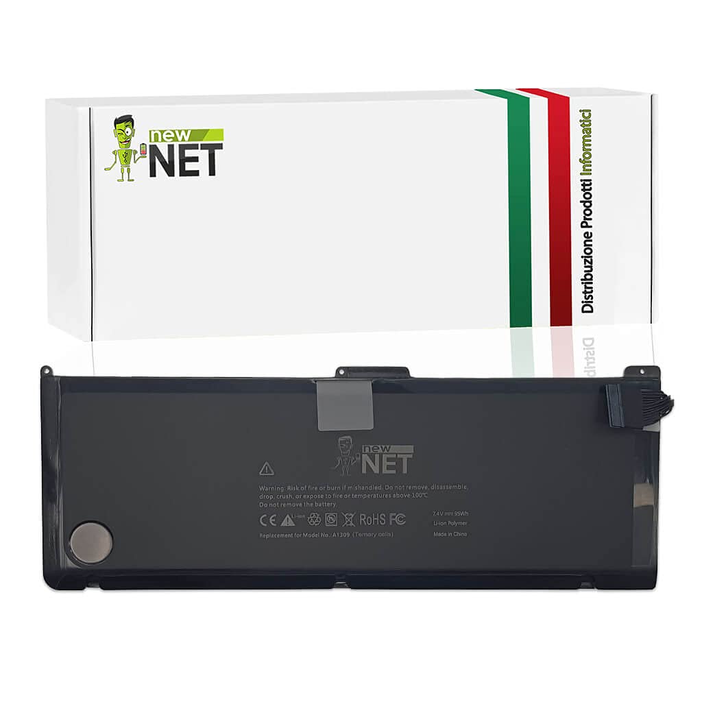 new net Batteries - Batteria [ 7.4 V - 12000 mAh - 95 Wh ] Compatibile con Mac Book PRO 17 A1309 A1297 (2009 Version)
