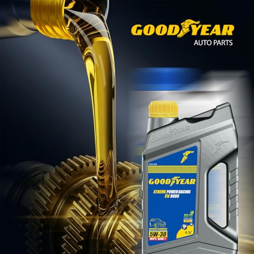 Image of GOODYEAR 4.5 Ltrs 5W30 API SM+ Xtreme Power Racing FX 8000 Semi-Synthetic Engine Oil |Advanced Engine Oil For Petrol, Diesel & CNG Vehicles Engines | With Multifuel Compatibilty & Protection
