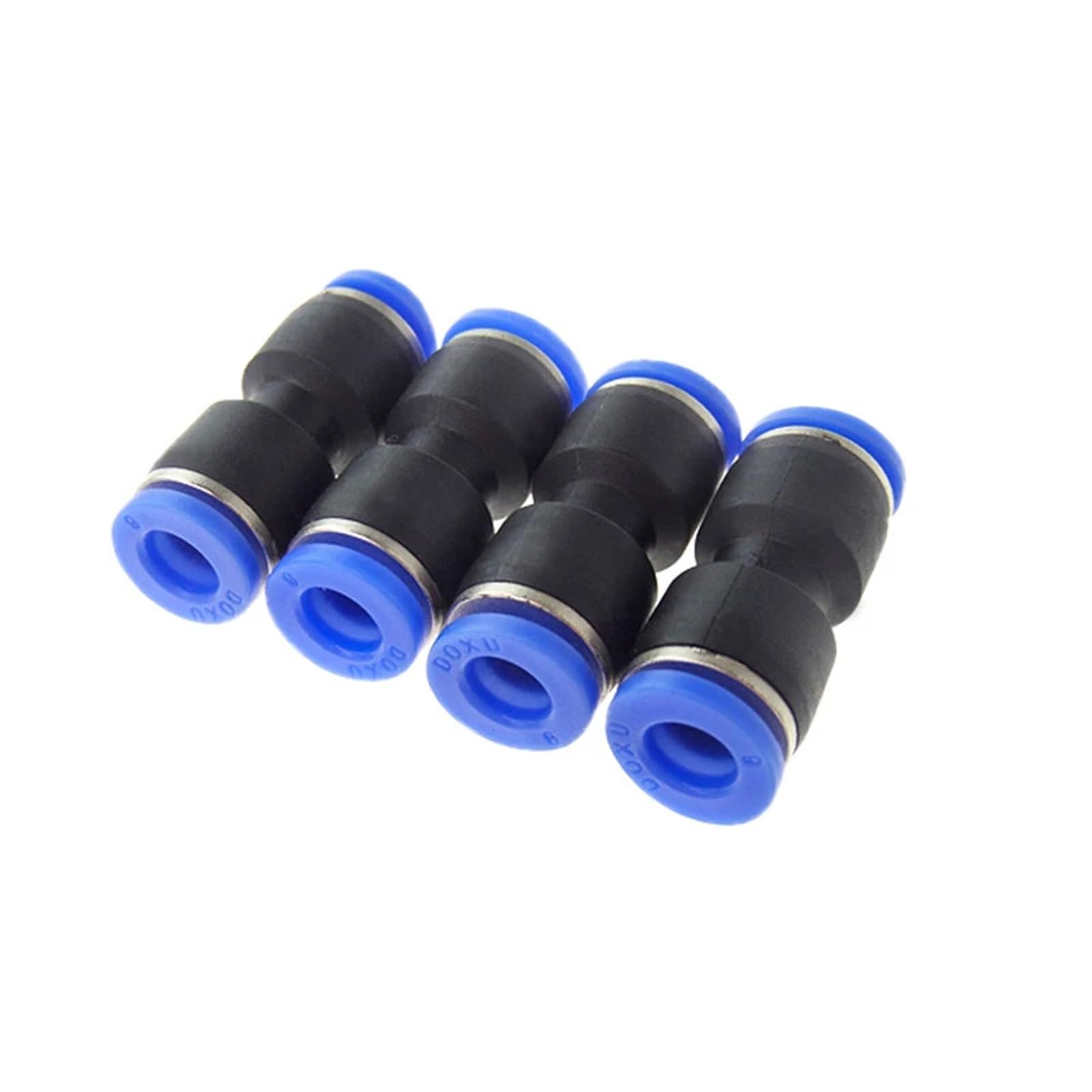 10PCS/lot Air Pneumatic Fittings Straight Push in Connectors Quick Fitting PU4 PU6 PU8 PU10 PU12 PU14 PU16(PU6 (10PCS))