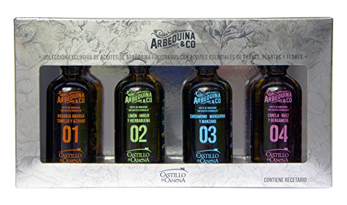 Castillo de Canena - Colección Arbequina & Co. 4 Variedades - Aceite de Oliva - 4 x 100 ml - Total: 400 ml
