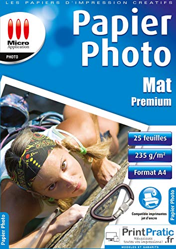 PAPIER PHOTO MAT (15) 210 GR 5760 DPI