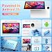 Gleeso Tablet｜Android 15 Tablet 10 Inch｜16GB RAM 1TB TF Android Tablets with 5000mAh｜Face Unlock｜Widevine L1｜BT 5.4/5G WiFi｜5MP Dual Camera, OTG Tablet PC -White