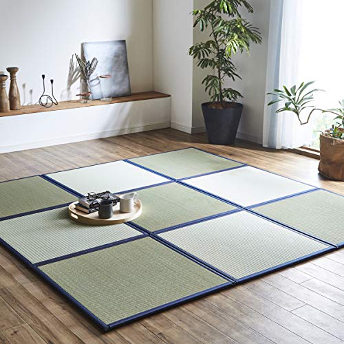 プレミア商品 置き畳 カーペット マット ラグ い草 四季 65 65cm 厚さ1 5cm 9枚セット 色の組み合わせが選べる フロア畳 軽量 正方形 フローリング畳 ジョイントマット 和室 ユニット フロアマット 防音 防カビ 湿気対策 在庫あり 即納 Munipacaran Gob Pe