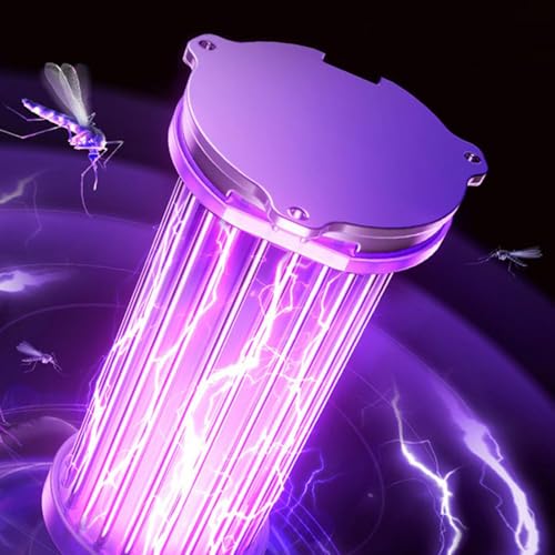 Fly Zappers | 室内用飛行虫撃退器 ポータブルランプトラップ 静音卓上タイプ 庭 屋外 居間 玄関用,ポータブル 静音 ハエ取り器 屋外 屋内 卓上 フロア ランタン 電球 パティオ 庭
