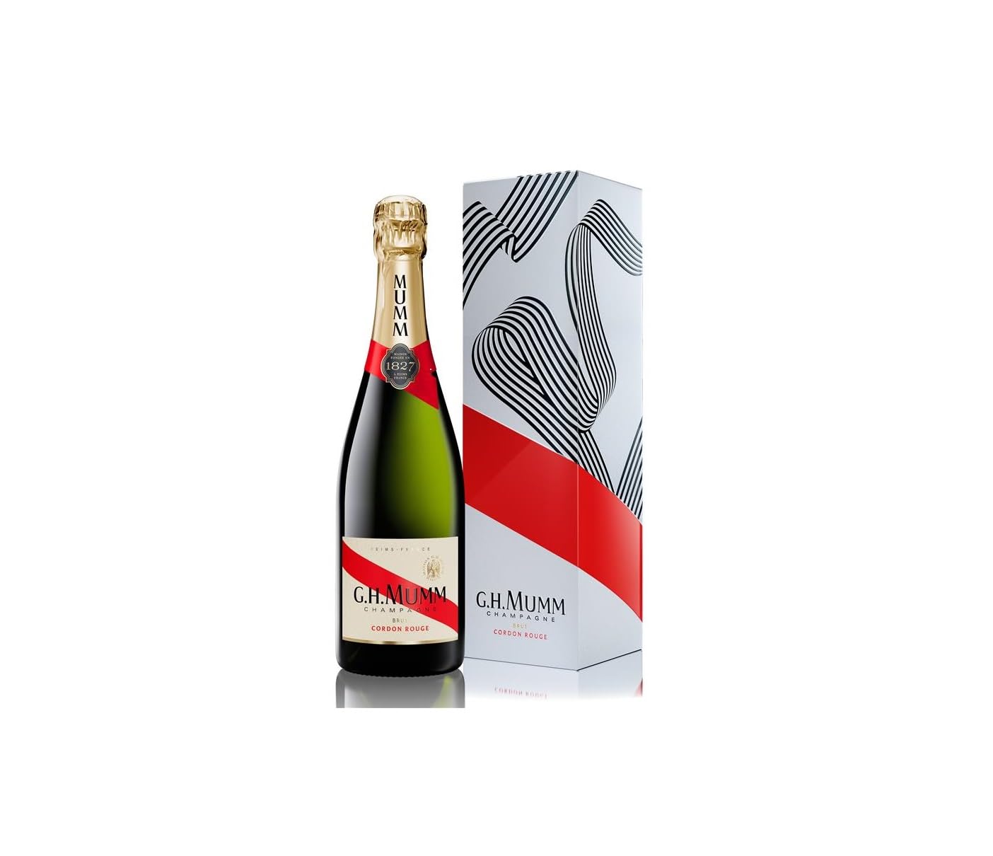 Mumm Cordon Brut Champagne con Estuche, 750 ml