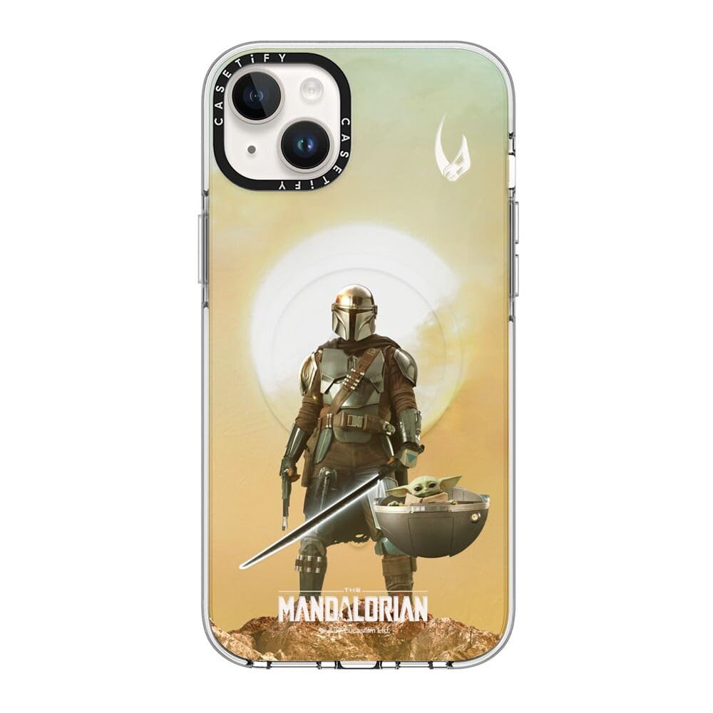 Coque de luxe iPhone 14 Plus transparente CASETiFY Mandalorian premium - 8