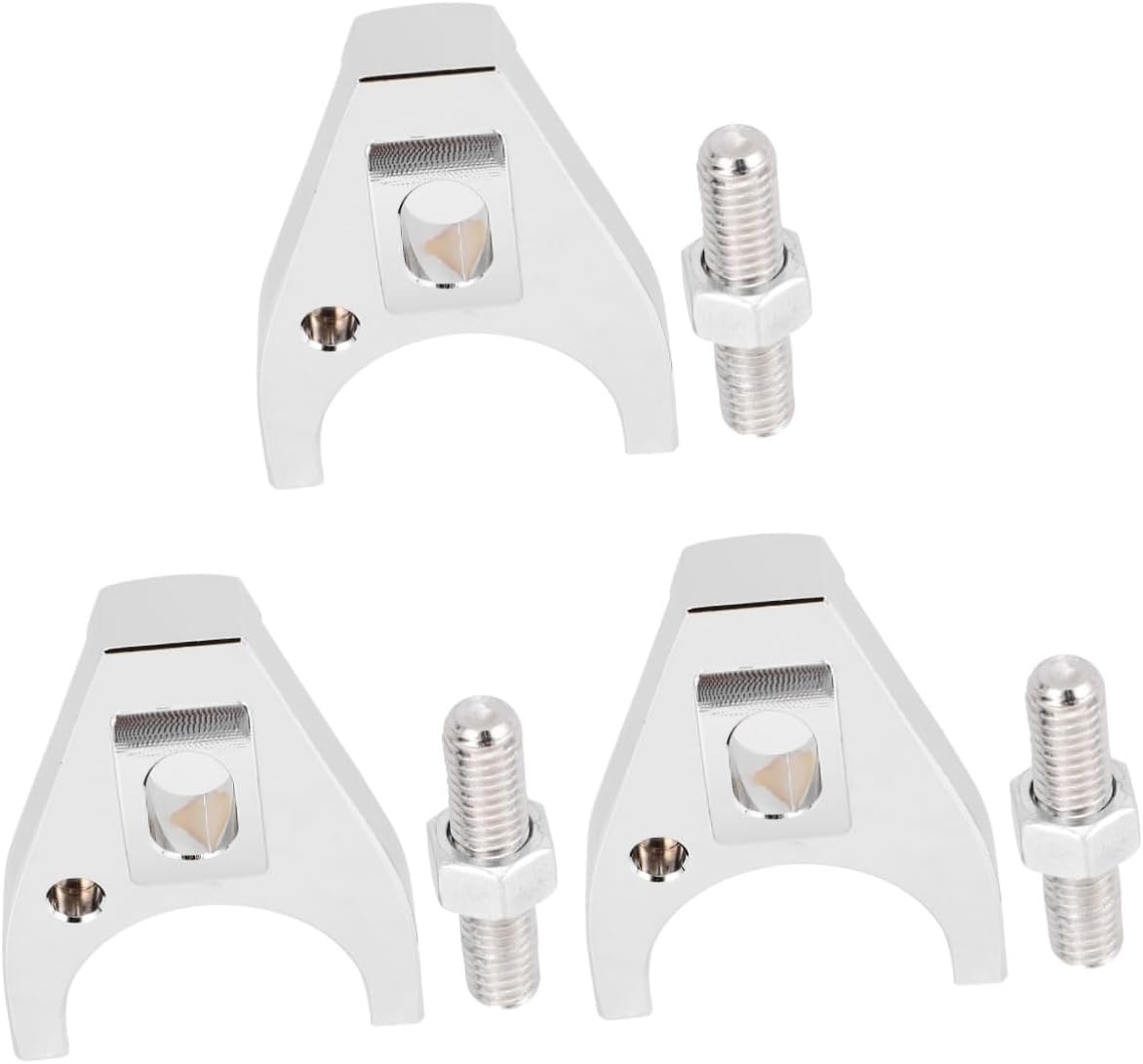 Gatuida 5pcs Aluminum Distributor Clamp Sbc Distributor Hold Down Dual Alternator Bracket