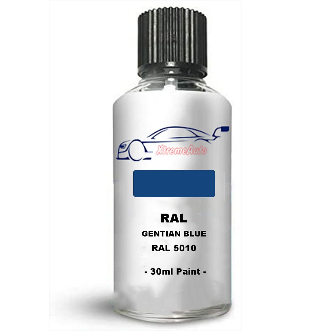Xtremeauto Touch Up Paint Interior/Exterior RAL 5010 Gentian blue Glossy Finish Interior Scratch Repair: Wall, Cabinets, Trim, Molding, Furniture, Windows, Fascia