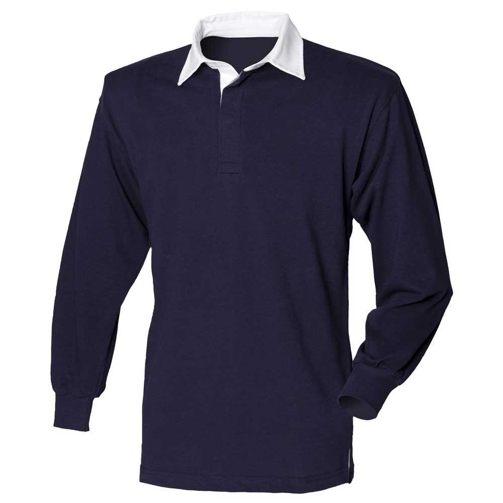 Front Row Long Sleeve Classic Rugby Shirt Mens