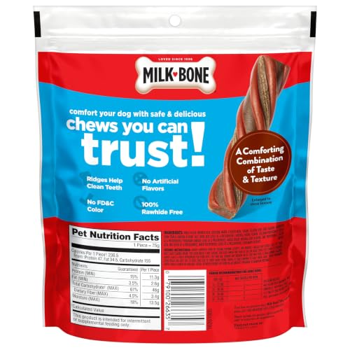 Milk-Bone Comfort Chews, Unique Chewy Texture & Real Beef, 15 Dog Chews - image 8