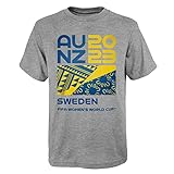 Outerstuff Mens FIFA World Cup Graphic Short Sleeve Tee, Sweden, Multicolor, Medium