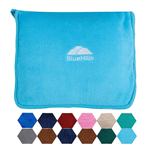 Cobertor de travesseiro de viagem compacto BlueHills, T000, Large