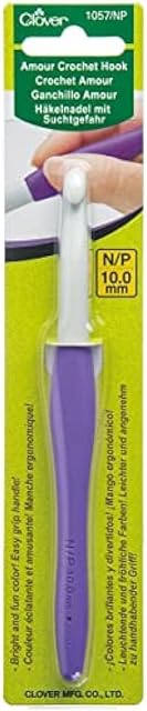 Clover 1057/NP Amour Crochet Hook, Size N/P/10.0mm