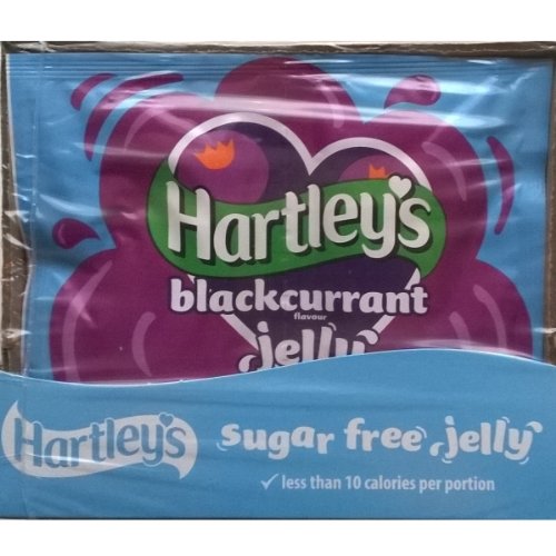Hartleys Blackcurrant Flavour Jelly 12 x 23gm sachets