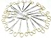 Cynamed-Gold Premium German 82 Pcs Veterinary Instruments Set -Include Kelly Forceps- Mosquito Forceps -Carmalt Forceps -Backhaus Towel Clamp- Mayo Metzenbaum Scissors- All in ONE