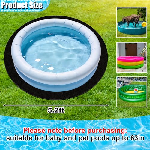 Pool Liner Pad for Foldable Dog Pools, Ground Mat for Inflatable Pet Pools by VICAMB - Used condition - Image 2