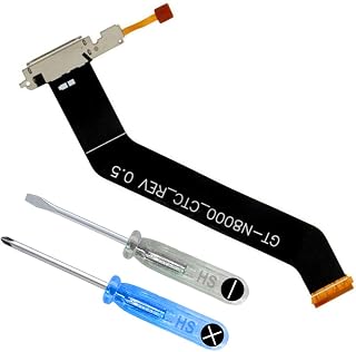 MMOBIEL Dock Connector Compatible with Samsung Galaxy Tab 2 10.1 2012 - Charging Port - Headphone Port/Microphone Replacement - Micro USB - Incl. Screwdrivers