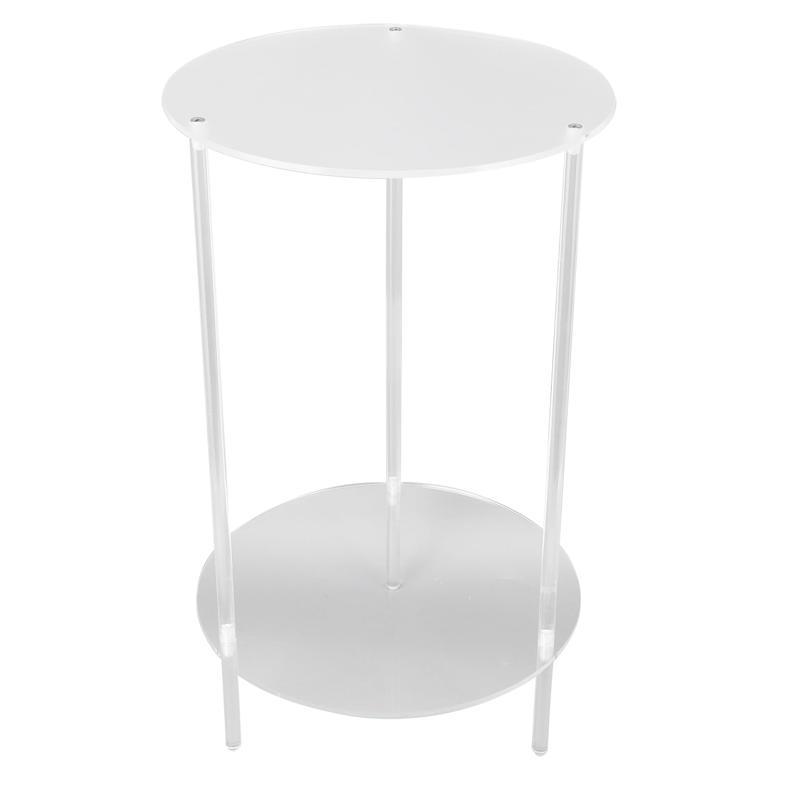 Table d'appoint en acrylique pour gagner de la place dans une petite chambre