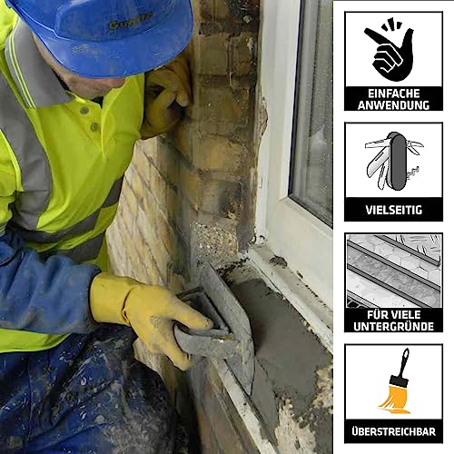 SIKA – Universalmörtel – Sika MonoTop 112 MultiUse Repair Grau – ideal für Betonreparatur – für Außenanwendungen – einfache Verarbeitung – 5 kg