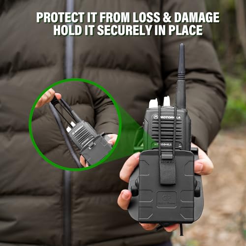 image for GUN & FLOWER GUN & FLOWER Universal Tactical Radio Holster Holder 