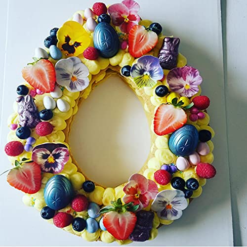 Georld 36Pcs Edible Cupcake Toppers Pansies Cake Decoration,Flat Not 3D, 7 Colors #TOP2