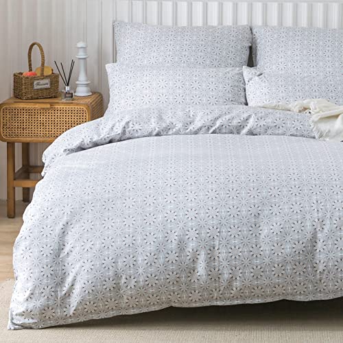 KeoWin - Juego de cama con funda de edredón de microfibra, juego de cama de 135 x 200 cm, 80 x 80...