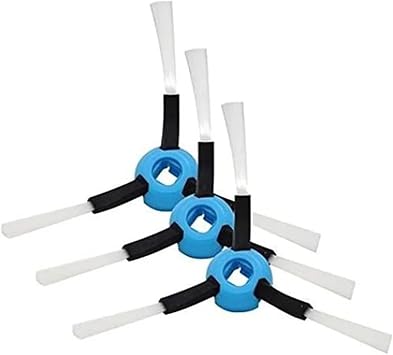 3pcs Side Brush Compatible for Hobot Legee 669/668/7 Robot Vacuum Cleaner Handheld Cordless Brush Replacement Vac Attachments