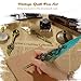 Quill Pen and Ink Set, Vintage Steampunk Feather Calligraphy Kit, Includes 5 Nibs and Wax Seal, Ideal for Handwriting Lovers