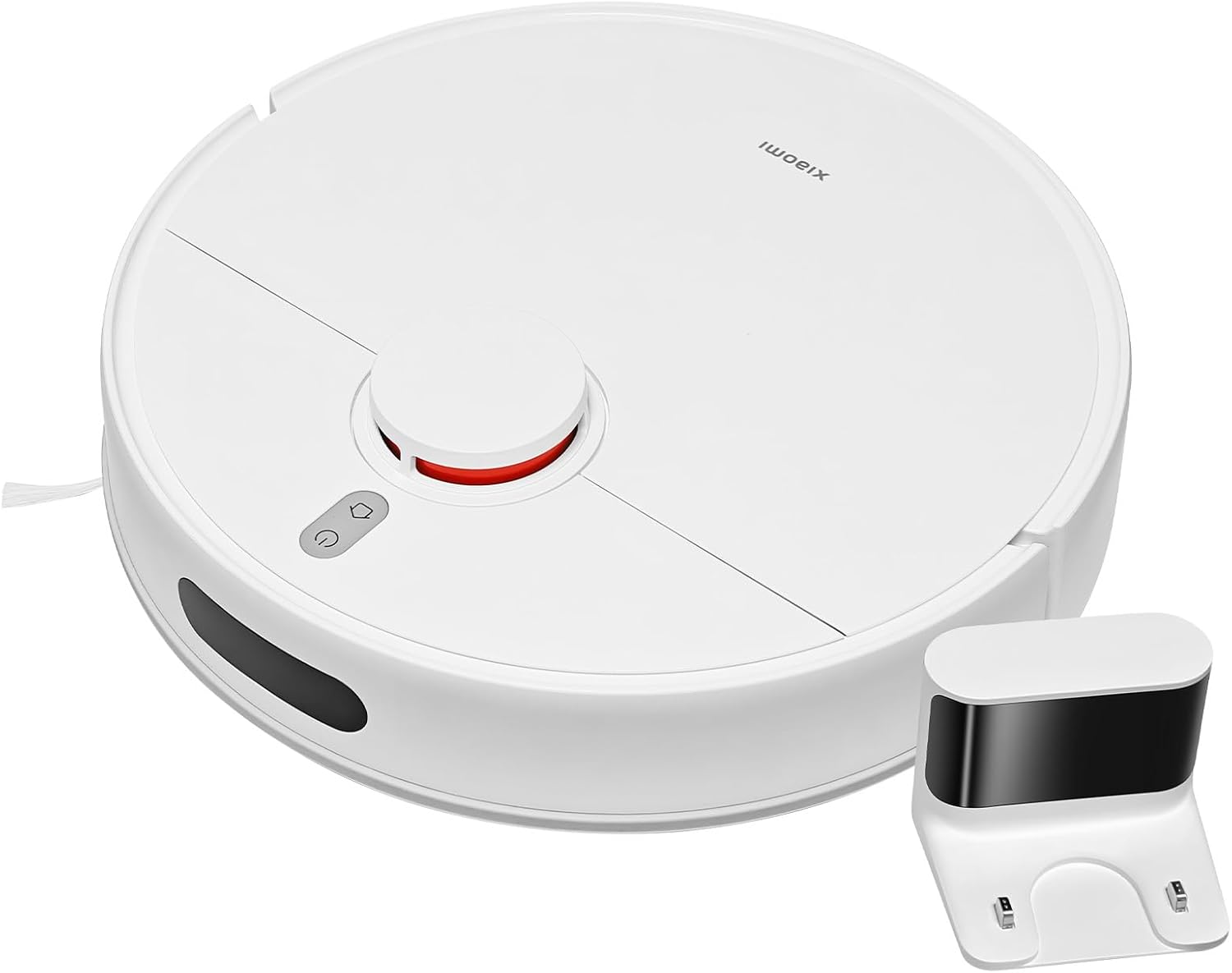 XIAOMI S40C Robot Aspirador con Navegación Láser LDS, Aspiradora de Succión 5000Pa, 4 Modos de Limpieza, Control por App y Voz, Robot Aspirador para Limpiar Pelos de Mascotas, Alfombras y Suelos Duros