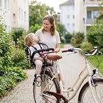 Child Bike Seat,Rear Mount Baby Bike Seat,Kids Back Bike Seat Safety Carrier for Adult Bike Attachment,Mountain Bike,Electric Bikes,Bicycles (Black)