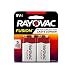 RAYOVAC 9V 4-Pack FUSION Premium Alkaline Batteries, A1604-4TFUSK