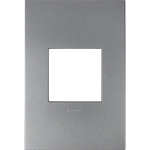Legrand adorne 1-Gang Wall Plate (1, Magnesium)