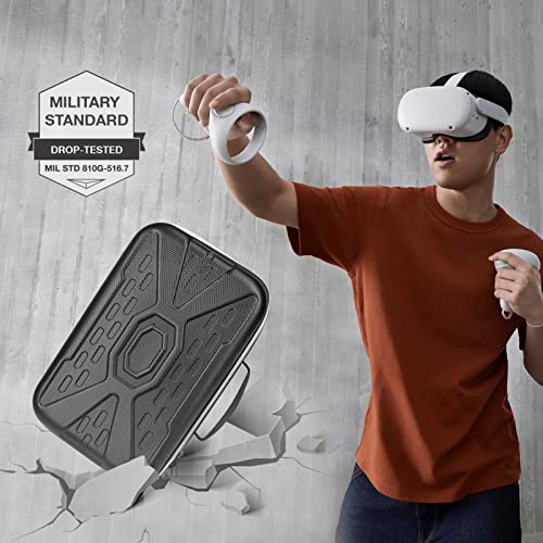Compatível com Oculus Quest 2 Carregando Caso | Caso EVA avançado para fone de ouvido VR e acessório