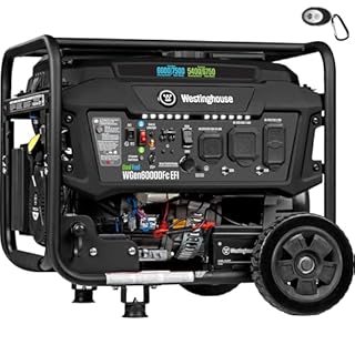Westinghouse 7500 Peak Watt EFI Dual Fuel Home Backup Portable Generator, Remote Electric Start, Transfer Switch Ready, Gas and Propane Powered, CO Sensor, CARB Compliant